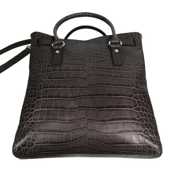 Michael Kors Hamilton Multifunction Tote Large Charcoal Croc Leather MRP $398 - Picture 16 of 16